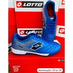 CHUTEIRA FUTSAL LOTTO AZUL/BRANCO