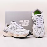 Tênis N 9060 Branco com Cinza Novo