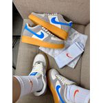 Tenis NK Camurça/Cinza/Bege/Azul
