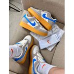 Tenis NK Camurça/Cinza/Bege/Azul