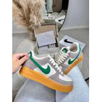 Tenis NK Camurça/Cinza/Bege/Verde
