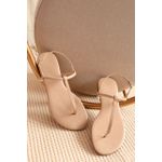 Rasteira Fio Amendoa