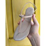 Rasteira Fio Amendoa