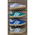 Tênis Casual Verde Militar com Rosa Claro