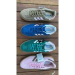 Tênis Casual Verde Militar com Rosa Claro