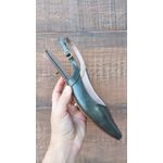 Mulle Verde Bico Fino com Detalhe Fivela