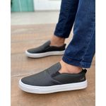 Slip On Tresse Preto