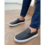 Slip On Tresse Preto