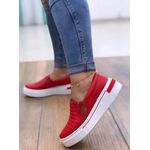 Slip On Vermelho com Costura