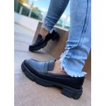 Mocassim Liso Preto