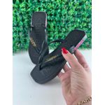 Chinelo HAV Preto Logo