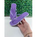 Chinelo HAV Roxo com detalhe Branco