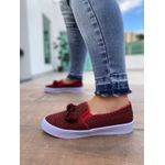 Slip On Nó Vermelho