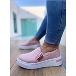 Slip On Rose com Costura