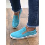 Slip On Básico Azul Linhas