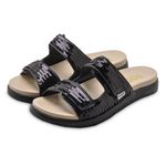 Sandália Birken Infantil Fly Paetê Pampili 638027 Preto 1578