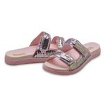 Sandália Birken Infantil Fly Paetê Pampili 638027 Rosa 1580