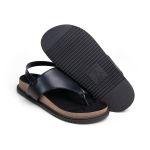 Sandalia Birken Flatform Preta Beira Rio 2627