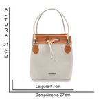 Bolsa Feminina Ombro Menina Brasil 05 Off e Camel 2060