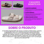 Chinelo Birken Papete Casual BK05 Leve E Super Confortavel Verão 2652