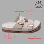 Chinelo Birken Papete Casual BK05 Leve E Super Confortavel Verão 2652