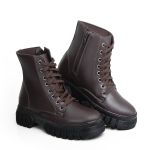 Bota Coturno Feminina Tratorada Jade Café 2679