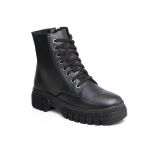 Bota Coturno Feminina Tratorada Jade Preta 2680