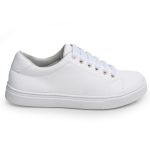 Tênis Casual Feminino Branco Leve e Confortável Suzy 2844