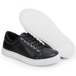 Tênis Casual Feminino Preto Leve e Confortável Suzy 2843
