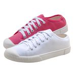 Kit 2 Pares Tênis Casual Rosa e Branco Menina Brasil