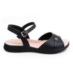 Sandália Feminina Confortavel Flat Modare 7174113 Preta 2707