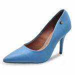 Scarpin Casual Feminino Salto Alto Vizzano 1841101 Azul 1697