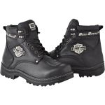 BOTA MOTOCICLISTA CANO MÉDIO COURO ROTA CLICLES BELL BOOTS - 2018 - PRETA - 834