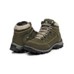 Bota Adventure Casual Couro Nobuck Hiking Extreme Bell Boots - 900 - Oliva - 894