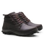 Bota Coturno em Couro Segurança EPI CA Café Gogowear 1952 