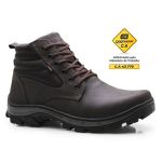 Bota Coturno em Couro Segurança EPI CA Café Gogowear 1952 