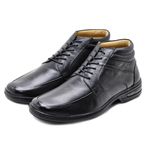 Bota Social Confort Masculina Rafarillo em Couro 39005 Preto 483