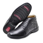 Bota Social Confort Masculina Rafarillo em Couro 39005 Preto 483