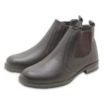 Botina de Couro Stop Boots r51 Café 1877