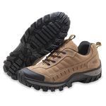 Tênis Adventure Couro Stronge Front Trekking Stop Boots R40 Marfim 789