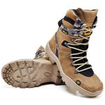 Bota Coturno Stop Boots - R47 - Marfim Camuflado Cinza - 1082