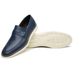 Mocassim Masculino Casual Couro 10072 Navy 2104