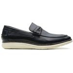 Mocassim Masculino Casual Couro 10072 Preto 2105