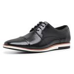 Sapato Casual Masculino Couro 25513 Preto 2114