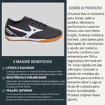 Chuteira Salão Futsal Quadra Leve Resistente Antiderrapante 2986