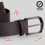 Cinto Correia Masculino Casual 40mm Cor Café Elegante Resistente 3007