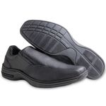 Sapato Couro Conforto Masculino 451 Zarato Preto 2312