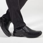 Sapato Ortopédico Social Couro Masculino Preto Confortável Leve 451