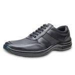 Sapato Masculino Em Couro Ultra Conforto Zarato Z01 Preto 2324