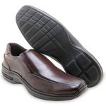 Combo 2 Sapato Masculino Couro Ultra conforto Z02 Café e Preto 2357